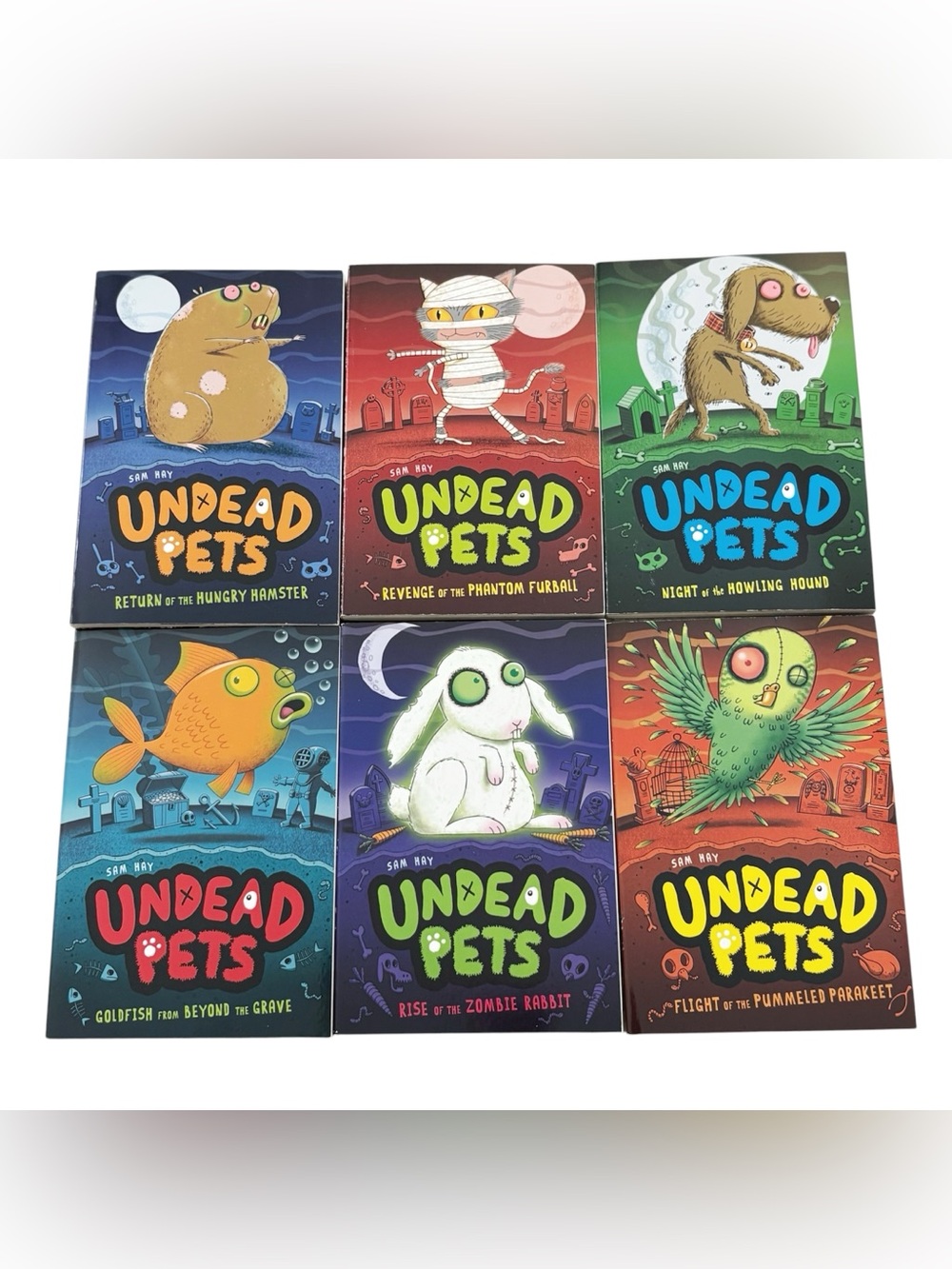 Undead Pets Series Book Lot by Sam Hay and Simon Cooper